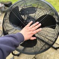 Rent per night (24 hour rental): 18” industrial fan