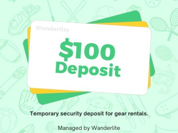 Security Deposit: $100 Security Deposit 