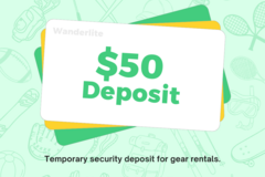 Security Deposit: $50 Security Deposit