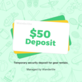 Security Deposit: $50 Security Deposit