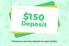 Security Deposit: $150 Security Deposit
