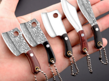 Buy Now: 32 Pcs Mini Stainless Steel Knife Keychain
