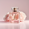 Selling: Mock up perfume bottle and background