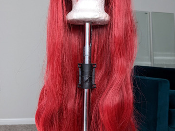 Selling with online payment: Long Red Wig