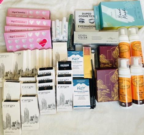 Cargo Foundation, Sunless Tan, Eyeshadow Palettes 
