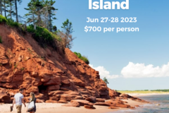 For Trips/ Tours: Trip: 2 days Prince Edward Island