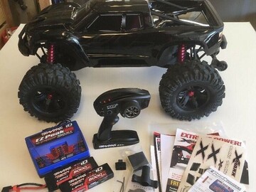 Selling: Snap on traxxas xmaxx 8s rc truck 1/5 scale black fast shi