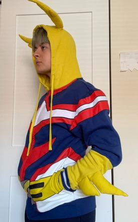 BNHA MHA All Might Zip-Up Hoodie