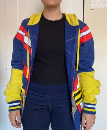BNHA MHA All Might Zip-Up Hoodie