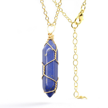 50 pcs Irregular Natural Stone Crystal Handmade Necklace