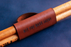 Selling with online payment: Leather drumstick bag, custom drumstick holder pouch, drumstick c