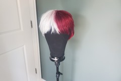 Selling with online payment: Shoto Todoroki Academia Hero Cosplay Red and White Wig 