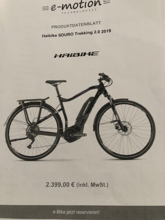 Haibike trekking top 2.0