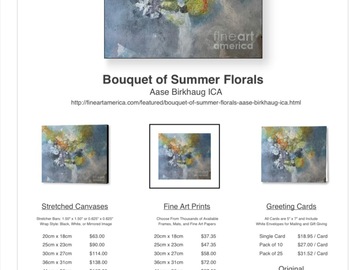 Sell Artworks: Bouquet of Summer Florals 