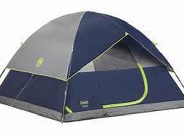 Rent per night: Coleman 3 person Sundome Tent