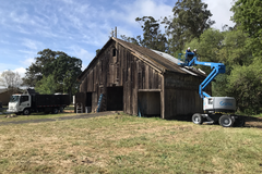 Selling: 1860's Fir Barn M&T Beams