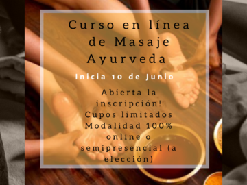 Venta: Formación en Masaje Ayurveda online y presencial