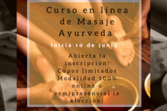Venta: Formación en Masaje Ayurveda online y presencial