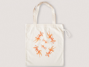  : Goldfish tote bag