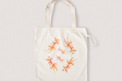  : Goldfish tote bag