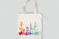  : Skyline tote bag