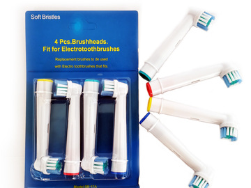 Buy Now: Replacement Heads for OralB Electric Toothbrush, SB-17A - 30set