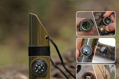 Comprar ahora: Outdoor 7-in-1 Multifunctional Survival Whistle - 20pcs