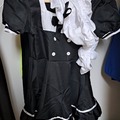 Selling with online payment: Maid Cafe Cosplay Ruffle Dress with headband and apron (XS)