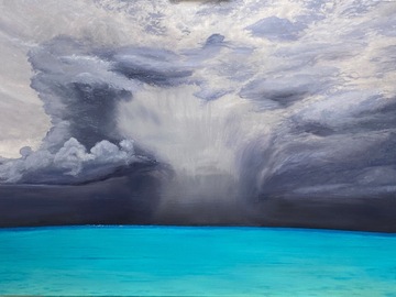 Sell Artworks: Tropical Thunderstorm, 70 х 50 cm