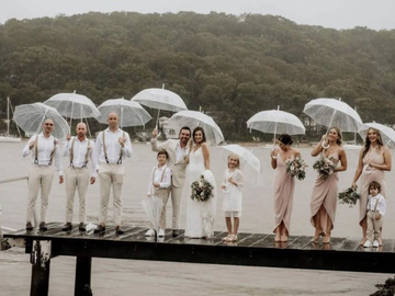 Renting out: 12 Clear Umbrellas