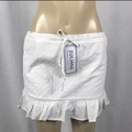 Buy Now: White 100% Cotton Skirt Size Large 