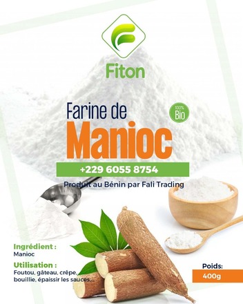 Farine de manioc sans gluten Malakass™ 5kg