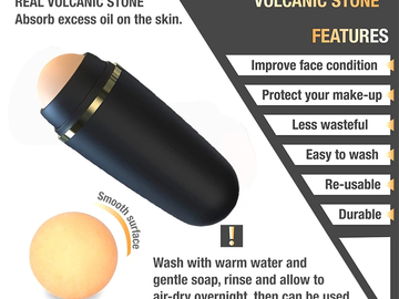 Comprar ahora: Portable Volcanic Stone Oil Suction Ball - 30pcs