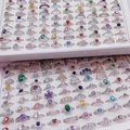 Buy Now: 500 pcs Exquisite Colorful Rhinestone Female Rings