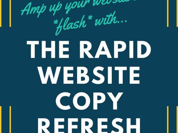 Product: ✨The Rapid Website Copy Refresh✨