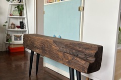 Individual Seller: Handmade reclaimed wood bench 