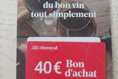 Vente: Bon d'achat Vin Royal (40€)