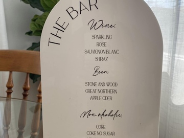 Selling: Bar sign 