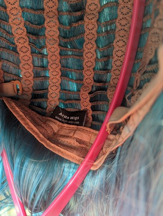 Arda wavy teal wig (sailor Neptune)