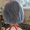 Selling with online payment: Soft light blue short wig