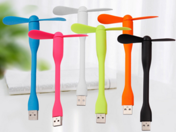 Buy Now: 100pcs Mini USB 2 in 1 Mobile Phone Fan