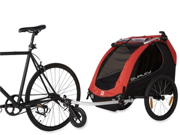 Renting out with online payment: Burley Honey Bee double bike trailer and stroller 