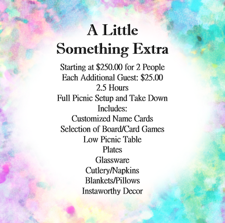 Elora Luxury Picnics - A Little Something Extra