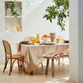 Selling: J.S Elliott Avani fringed cotton table cloths in linen/sand 