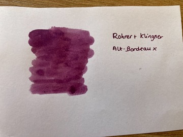 Selling: Rohrer & Klingner Alt-Bordeaux