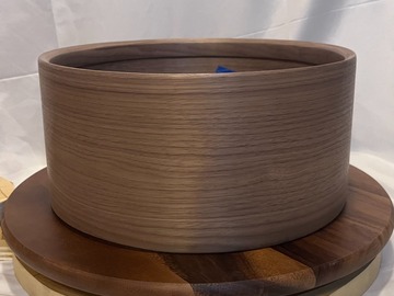 Selling with online payment: Famous Steam-bent, single-ply walnut shell 14"x6.5"
