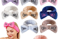 Buy Now: 50 Pcs Fashion Ladies Solid Color Bow Headbands