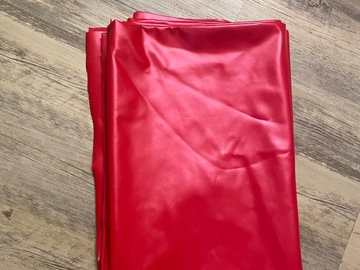 Selling with online payment: Red Stretch Pleather/Vinyl
