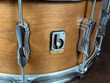 Selling with online payment: British Drum Company 6.5x14" BIG SOFTY Snare Drum