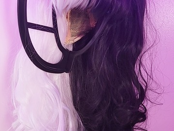 Selling with online payment: Long Black and White Wig (monokuma)